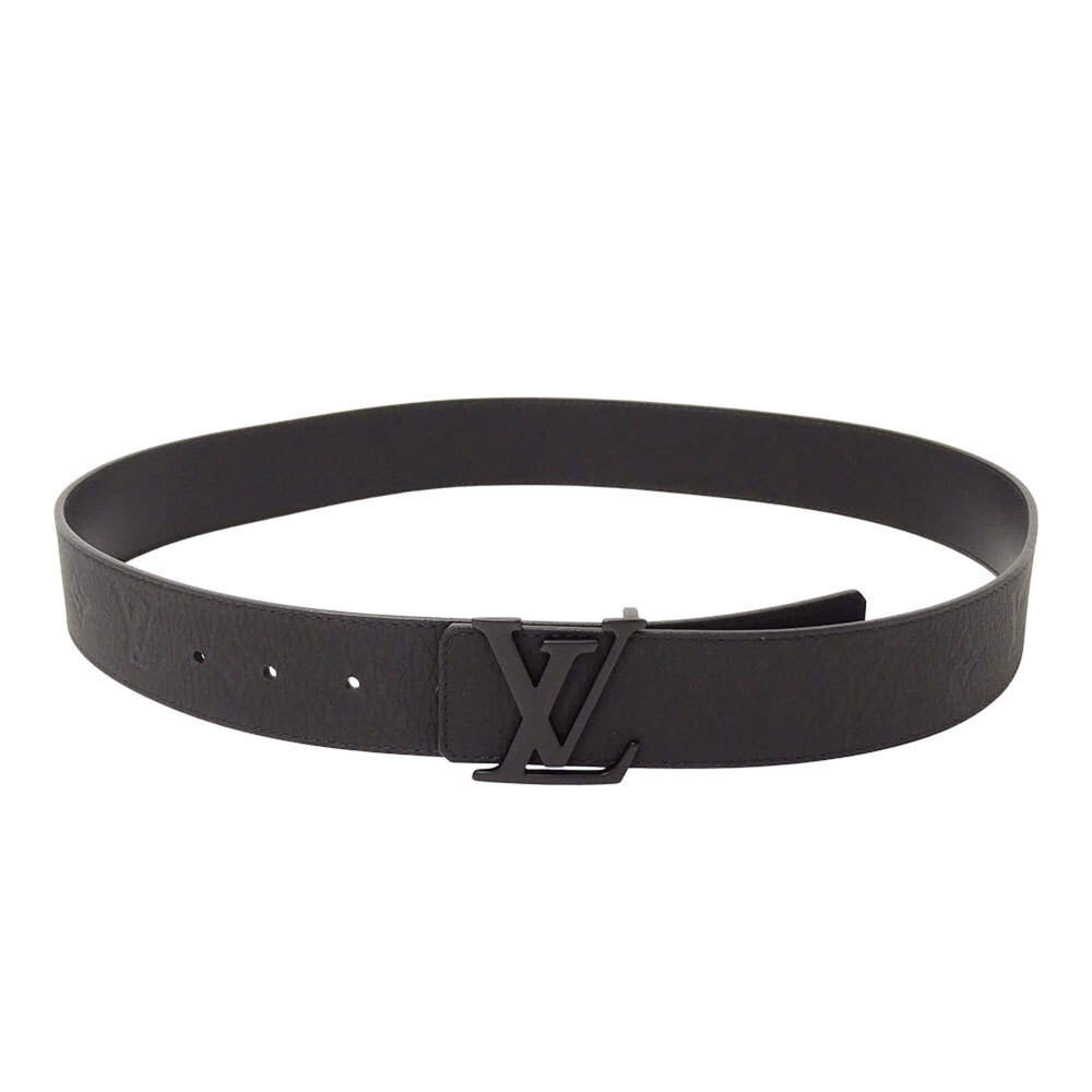 Louis Vuitton Men's Monogram Taurillon Leather Belt with LV Initials, 40mm, R... - Picture 3 of 8
